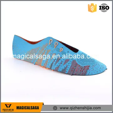 New design wholesale sport cheap flyknit woven shoe upper