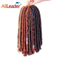 Вязаные крючком мягкие синтетические волосы с дредами Jumbo Faux Locs