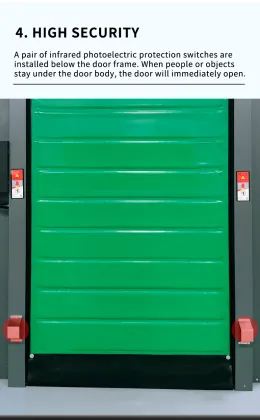 Cold storage zip fast door