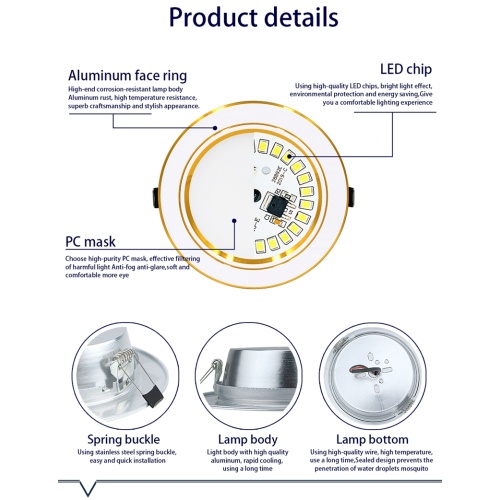 Recessed Round LED Ceiling Down Lamp