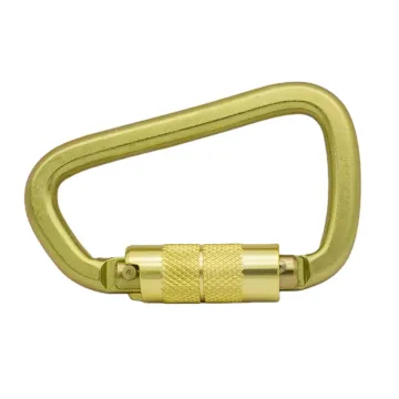 30KN Heavy Duty D-Shaped Auto Lock Climbing Carabiner: Perfect for Aerial Work