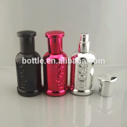 Beauty cosmetics Eau de toilette spray glass boss bottle for men