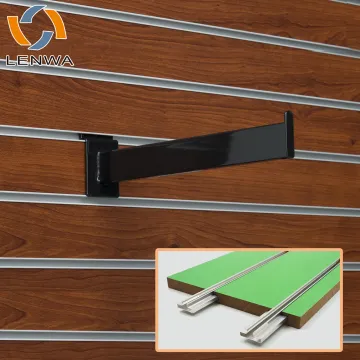 Lenwa Aluminum Factory 6063-T5 Extrusion Profile: Ready for Slat Wall & Supermarket Display Shipping