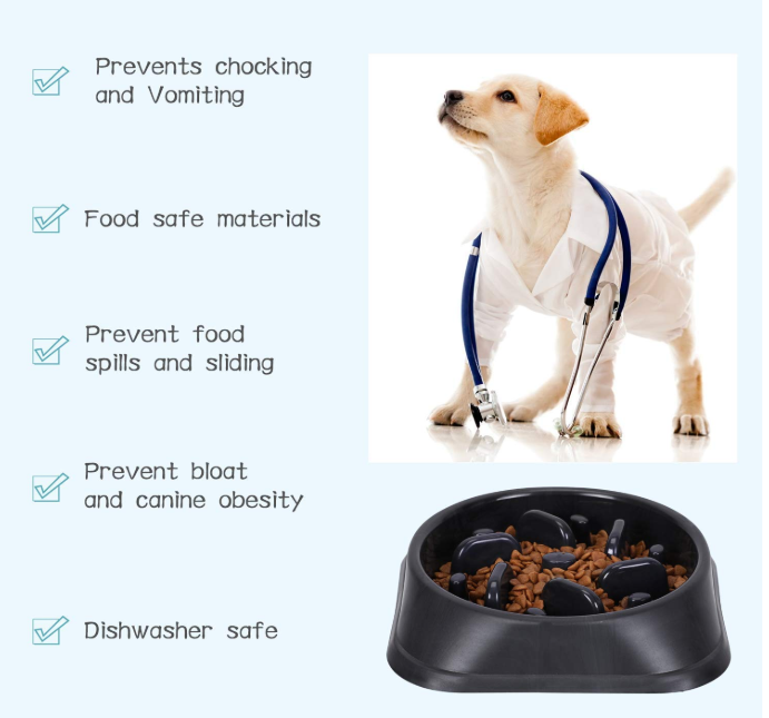 Anti-choke Dog Feed Bowl