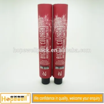 Cosmetic recyclable aluminum packaging tube for hand cream