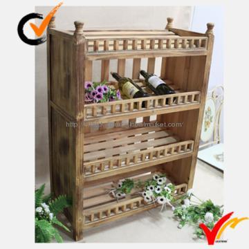 Shabby chic 4 tiers wooden shelf