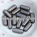 Perles de tube miracle de forme de capsule en plastique acrylique de 7 * 16.5MM