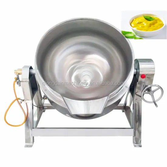Industrial Vacuum Jacketed Kettle Seam Cooker for Syrup and Liquid Mixing