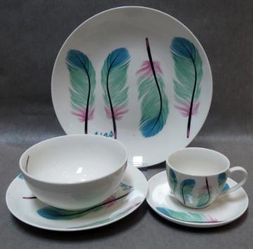 Feathers Ceramic Dinner Sets