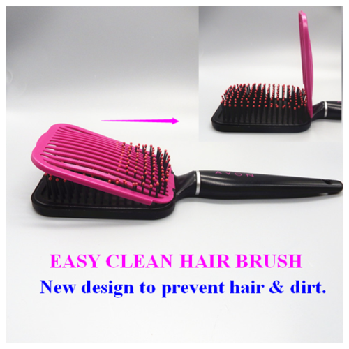 Professional personalized easy clean hair brush