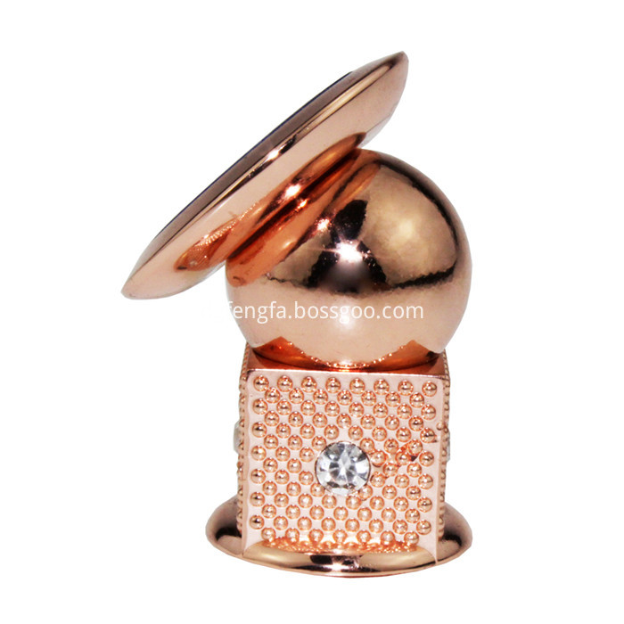 Rose Gold Magnetic Phone Holder With Diamond