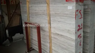 Crystal wooden grain marble slab, crystal white wooden marble