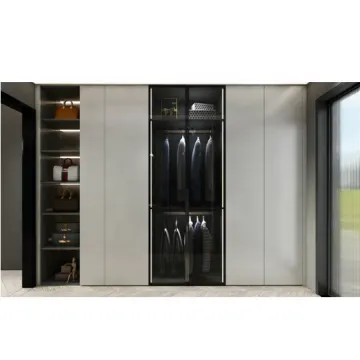 Almirah Wardrobe: 3-Door Wood Wardrobe Cabinets for Bedroom Closet