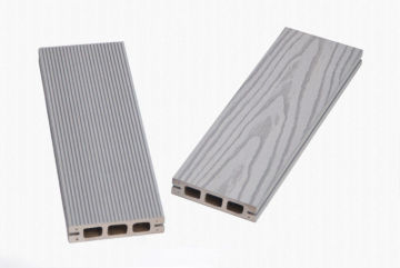 Exterior Wall Gray Wpc Floor Decking , 2m Anti Slip Bridge Decking
