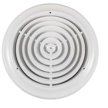 Diffusore a soffitto in acciaio rotondo da 12 \ ": una copertura di sfiato dell'aria premium e un'uscita dell'aria del cono per CAD