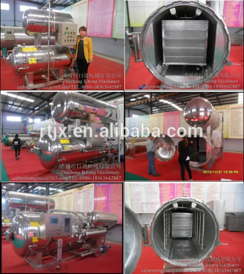 Canning and jarring machinery for industry