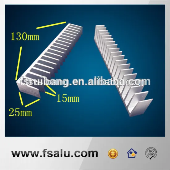 6000 series extruded aluminum profile customized heatsink