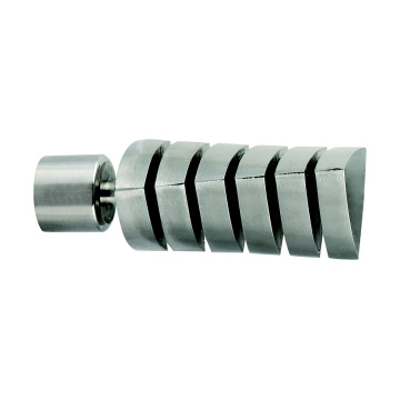 Curtain rod geometry tube cap