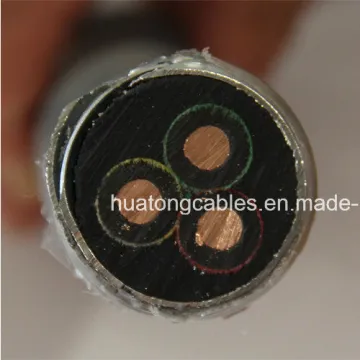 3.6/6kv 1AWG EPDM Insulation Lead Sheath Submersible Oil Pump Cable