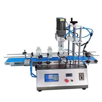 Automatic Rotary Pneumatic Desktop PET Bottle Capping Machine