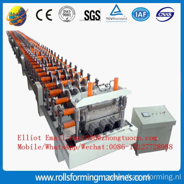 Double deck roofing tile machine