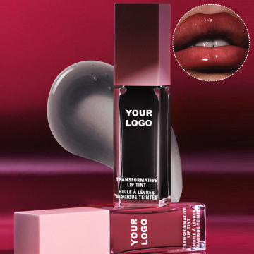 All Natural Vegan Organic Pink Glossy Tinted Lip Oil