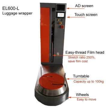 Luggage Wrapping Machine Baggage Wrapper