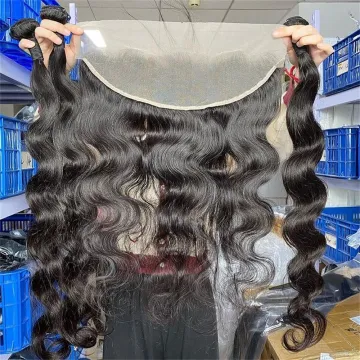 10a bundles peruvian body wave bundles with closure,human hair brazilian body wave bundles with lace frontal