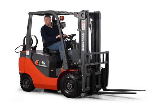 1.0-1.8 Ton LPG&Gasoline Forklift is one kind of Internal Combustion Forklift,the power is LPG or both.LPG & Gasoline combustion fully, improve the life of engine three times.It`s more clean than diesel forklift,and can work longer than electric forklift. General Model	FY10	FY15	FY18 Power Type	LPG&Gasoline	LPG&Gasoline	LPG&Gasoline Load Capacity	kg	1000	1500	1800 Load centre	mm	500	500	500 Tyre Tyre	Pneumatic Tyre	Pneumatic Tyre	Pneumatic Tyre Front Tyre	6.50-10-12PR	6.50-10-12PR	6.50-10-12PR Rear Tyre	5.00-8-10PR	5.00-8-10PR	5.00-8-10PR Overall Dimension Lift Height	mm	3000	3000	3000 Fork Size	L×W×T	mm	920*120*35	920*120*35	920*120*35 Mast Tilt Angle	F/R	.	6/12	6/12	6/12 Mast Lowered Height	mm	1995	1995	1995 Mast Extended Height(with backrest)	mm	3940	3940	3940 Length to face of fork(Without fork)	mm	2205	2285	2285 Overall Width	mm	1086	1086	1086 Overhead Guard Height	mm	2040	2040	2040 Application Area: 1.Warehouse 2.Port 3.Factory 4.Distribution Center 5.Logistics If you have any other questions,please contact us directly.Our forklift are all with high quality,and you can choose any other engine to equip.It can be produced according to your idea.And we invite you to visit our factory.