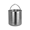 Cubo de filtro de aceite de cubo de filtro de agua de acero inoxidable