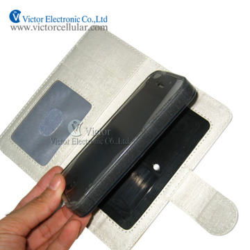 Mobile Phone Univeral Wallet Leather Case, Credit Card phone case