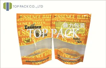 Plastic Resealable Pet Food Packages With Window And Ziplock Colorful