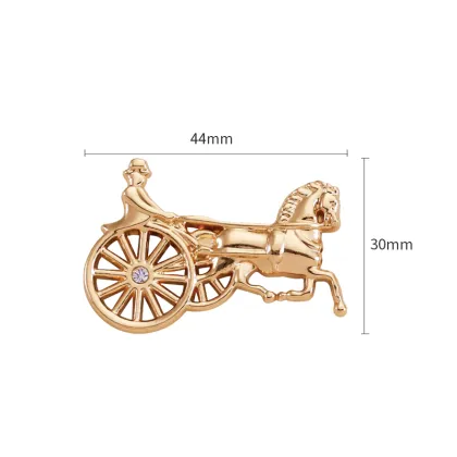 Custom Metal Brand Logo for Bags - Decorative Handbag Hardware Label 2082#