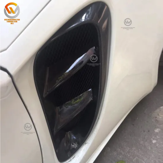 Carbon Fiber Side Air Vents Trim Intake for Porsche 718 Boxster Cayman 16-18