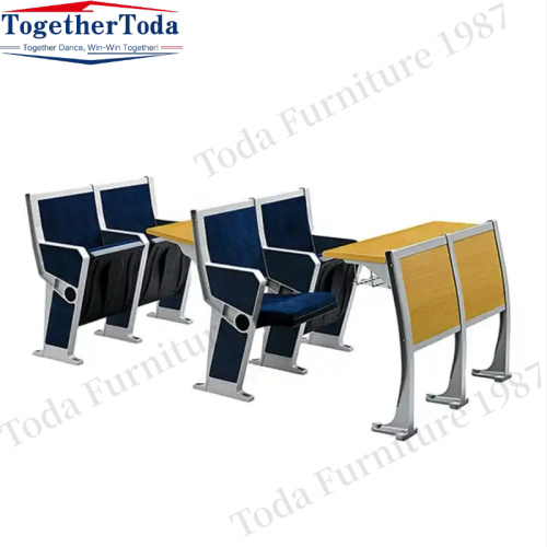 Metal chairs for lecture halls and universities