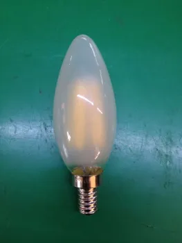 glass frosted C35 4W E14 2700K led filament bulb