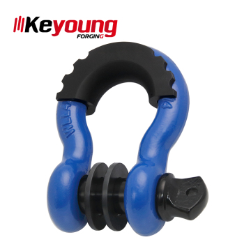 Keyoung 2 \ "US Type Galvanized Steel Carbon D Shackle - Off -Road Rescue Towing Shackle