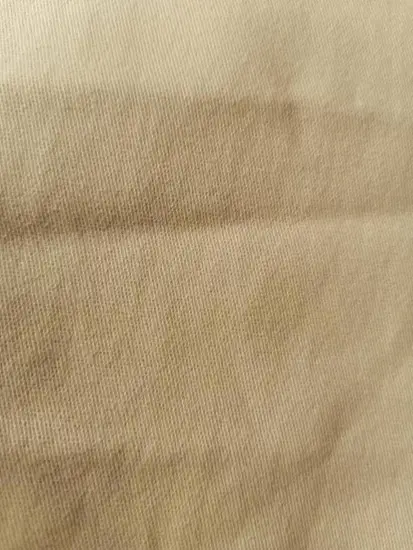 16s cotton twill spandex face peached fabric for pants