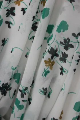 pure chiffon fabric printing dress shirt dress nonwoven