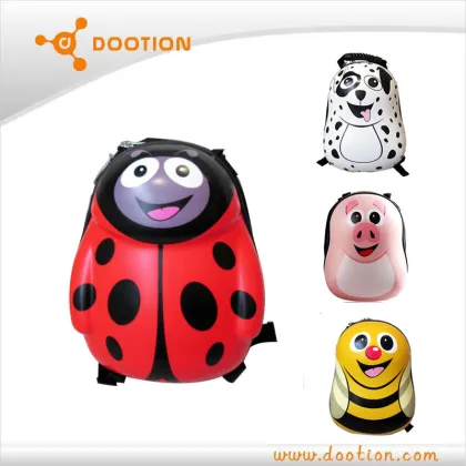 kids cartoon backpack with egg shape