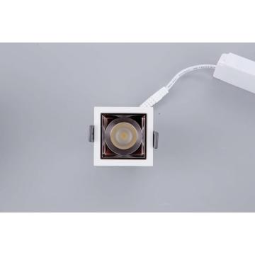 12W 3500K 2.4G Пульт дистанционного управления Led Square Spotlight-Aluminium