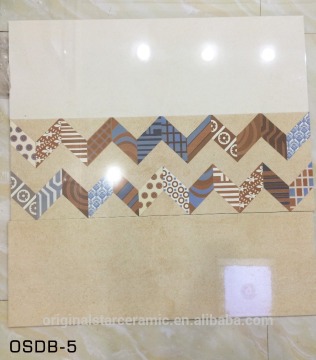 3D Glazed Interior Kitchen Or Bathroom Ceramic Wall Tile 30x90