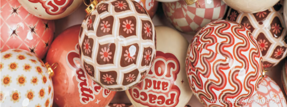 8cm Christmas Balls Unbreakable Plastic Christmas Ball
