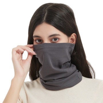 Silver-Coated Neck Gaiter for Thyroid Protection and EMF Shielding
