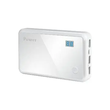 Classic stylish mobile power bank 11000mAh with 3 USB Output Ports