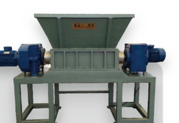 Plastic Recycling  Double Shaft Shredder