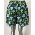 Herenstrandshort met vers patroon