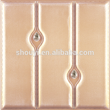 SUOYA 1071 3d embossed leather interior decorative wallpaper