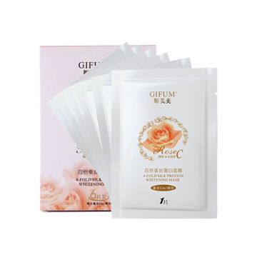 4-fold Silk Protein Whitening Facial Care Mask