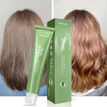 Japanse formule Professionele permanente haarkleurcrème - Warm Tone Shades 141
